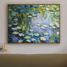 Lily Pad Ballet Framed Canvas Wall Art