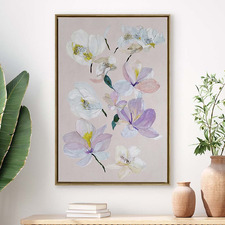 Petal Serenade I Canvas Wall Art