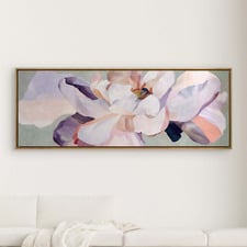 Fluttering Petals Framed Canvas Wall Art