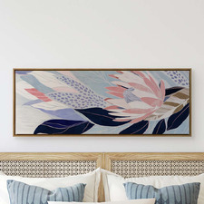 Blooms in the Breeze Framed Canvas Wall Art