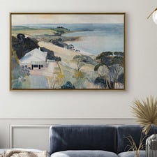 House on the Bay Canvas Wall Art