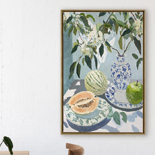 Breakfast Still Life Canvas Wall Art