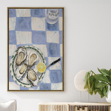 Oysters at Noon Canvas Wall Art