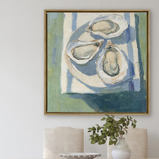 Oyster Hour Canvas Wall Art