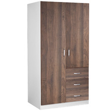 2 Tone Zetland Wardrobe with 3 Drawers