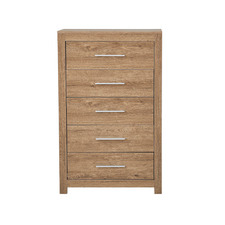 Dark Oak Maddington 5 Drawer Tallboy