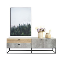 160cm Cement Grey Jason TV Unit