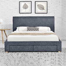 Ishtar Bed Frame with 4 Drawer Storage