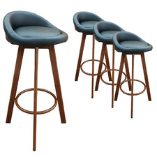 82cm Amun Faux Leather Barstools (Set of 4)