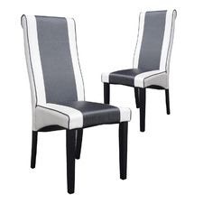 Estelle Faux Leather Dining Chairs (Set of 2)