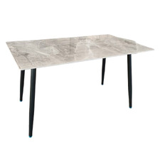 Ildar Marble-Look Dining Table