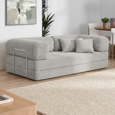 Kiran 3 Seater Double Corduroy Compressed Sofa Bed