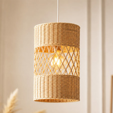 Theron Rattan Pendant Light