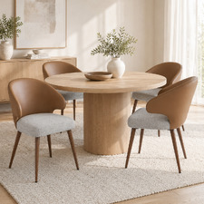 Kai Faux Leather Dining Chairs (Set of 2)