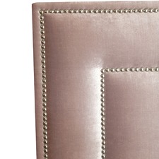 Zoe Upholstered Velvet Queen Bedhead