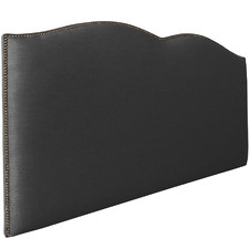 Plain Upholstered Heart King Single Bedhead