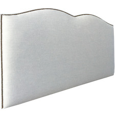 Plain Upholstered Heart Super King Bedhead