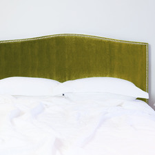 Velvet Studded King Single Bedhead