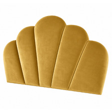 Shell Velvet Super King Bedhead