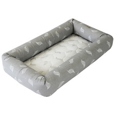 White Leaf Breathe Eze Cotton Cosy Crib Pod