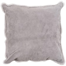 Suede & Lambswool Cushion