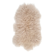 Fawn Nonus Mongolian Sheepskin Rug