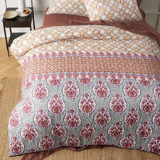 Pippa Printed Microfibre Quilt Cover Set