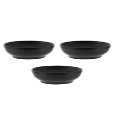 TK Black 23cm Pasta Bowls (Set of 3)