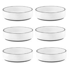 White Urban Muse 15cm Cereal Bowls (Set of 6)