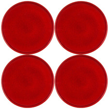 Reactive Red Artistica 24cm Salad Plates (Set of 4)
