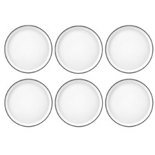 White Urban Muse 17cm Side Plates (Set of 6)