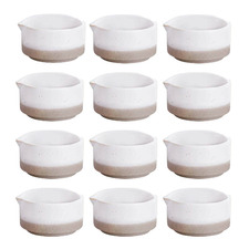 White Pebble Soho 80ml Sauce Dishes (Set of 12)