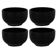 TK Black 12.5cm Rice Bowls (Set of 4)