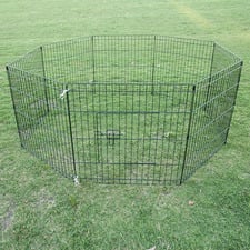 8 Panel Pet Playpen Fence Enclosure