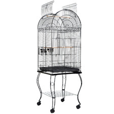 164cm Black Bella Metal Bird Cage