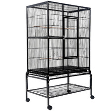 137cm Black Cleo Metal Bird Cage