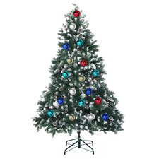 150cm Snowy Christmas Tree with Bauble Balls