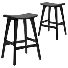 67cm Brook PU Leather Bar Stools (Set of 2)