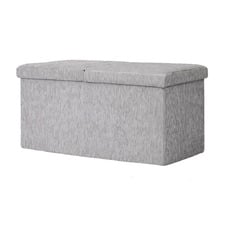 Zara Chenille Foldable Storage Ottoman