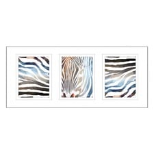 Toto Safari Series One Framed Trio Print