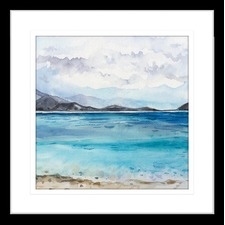 Seascapes I Framed Print
