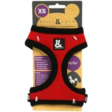 Red Soft Mesh Dog Harness