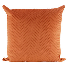 Quilted Square Velvet Cushion