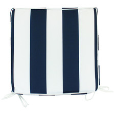 Striped Shevy Outdoor Chair Pad