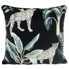 Midnight Jungle Duo Velvet Cushion