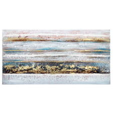 Bronzed Ocean Canvas Wall Art