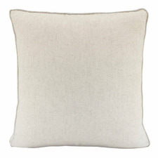 Solid Walled Linen-Blend Cushion