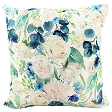 Wildflowers Linen-Blend Cushion