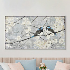 Tweetheart Framed Canvas Wall Art