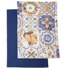 2 Piece Torun Port Tile Tea Towel Set